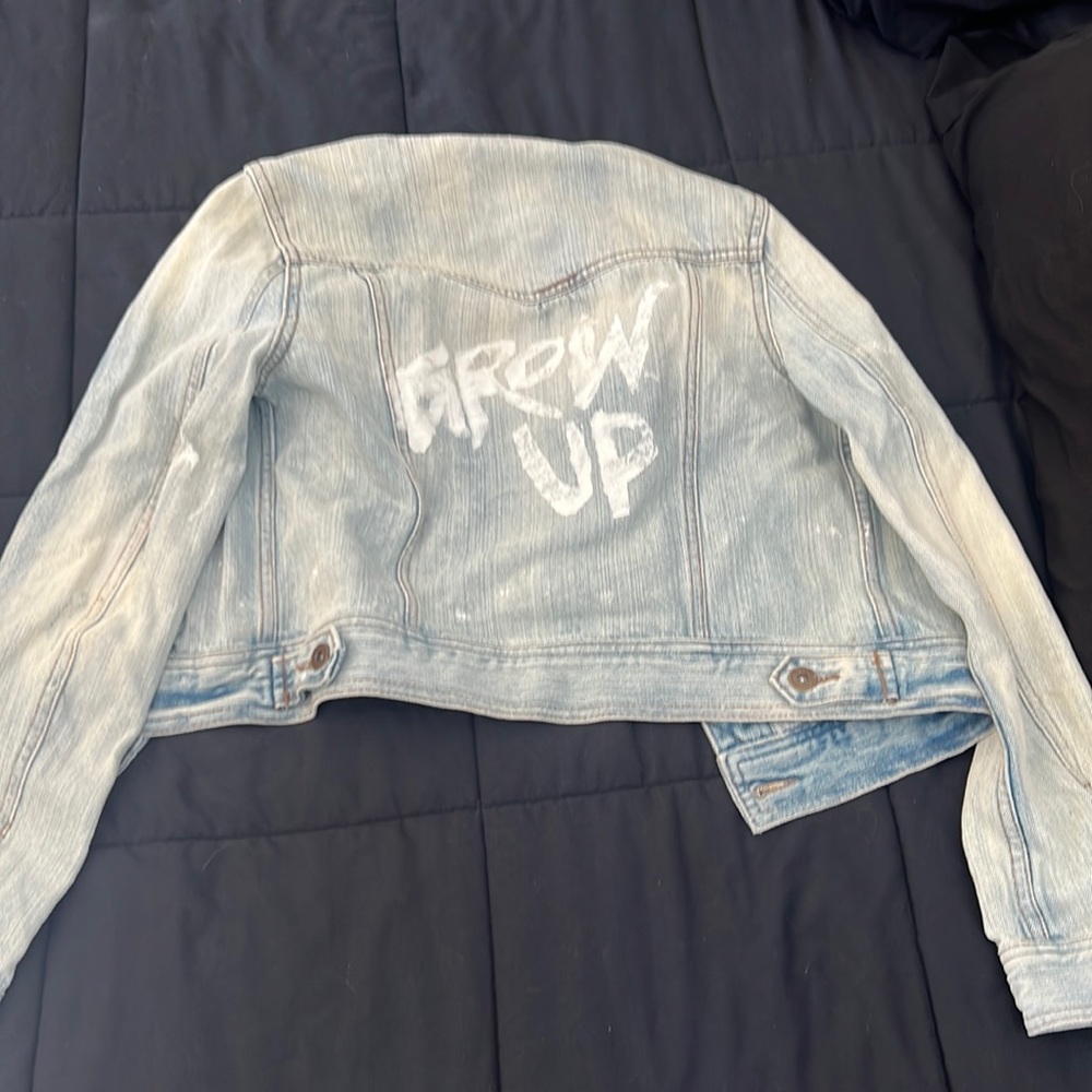 Paramore themed denim jacket size small